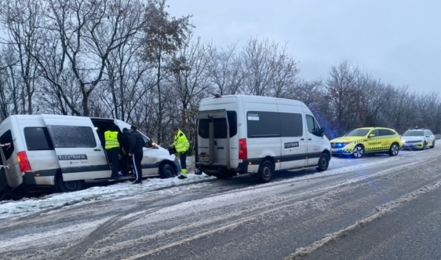 FlexTrafik involveret i glatføreuheld