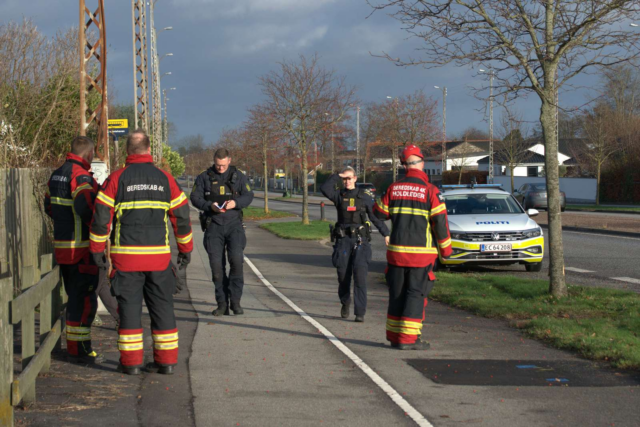 Bilbrand og færdselsuheld i Greve