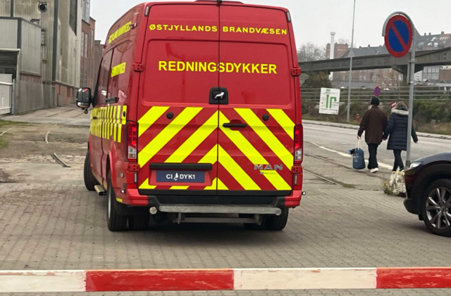 Meldinger om drukneulykke på havnen i Aarhus