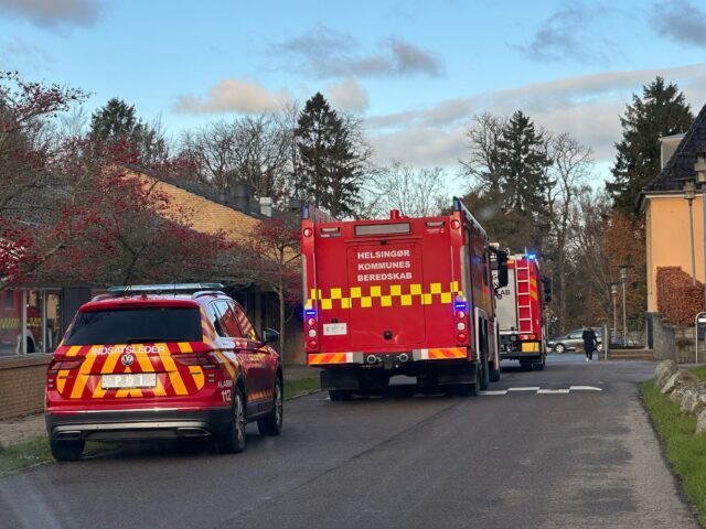 Brandvæsenet rykker ud til plejehjem