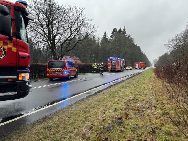 Brandvæsenet rykker ud til villabrand