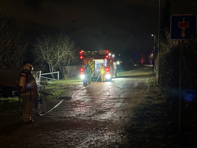 Brandvæsnet rykket ud til brand i Aarhus