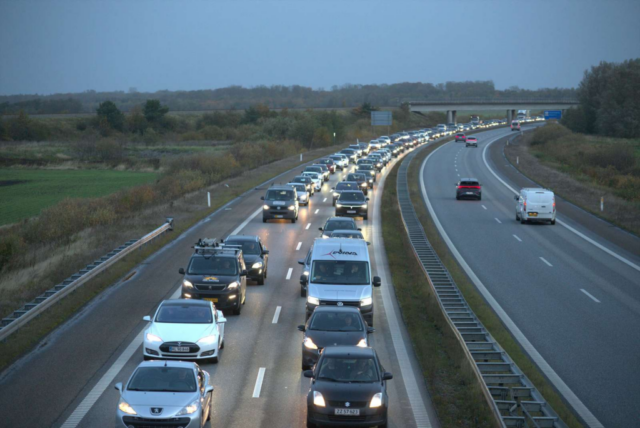 Kæmpe kaos på motorvej: Flere hændelser inden for kort tid