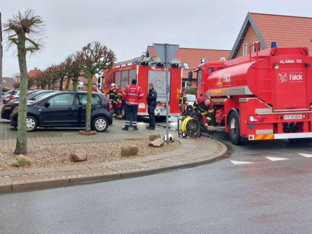 Meldinger om brand i jysk lejlighed