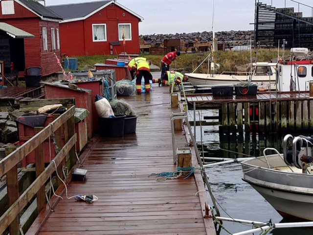 Bornholms Brandvæsen til stede på havn