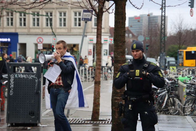 Demonstration ved Nørreport Station