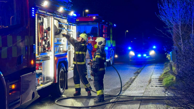 Fart på udrykningen til boligkvarter – ‘Villa i brand’