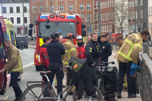 Dramatisk hændelse ved Christiansborg