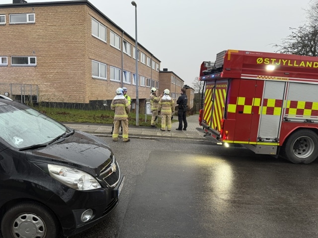 Brandudrykning til boligkvarter