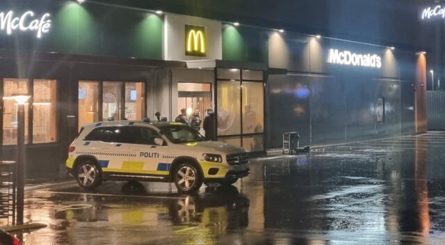 McDonalds bryder i flammer: Udsat for brandangreb