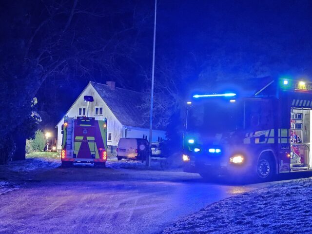 Brand på stor ejendom