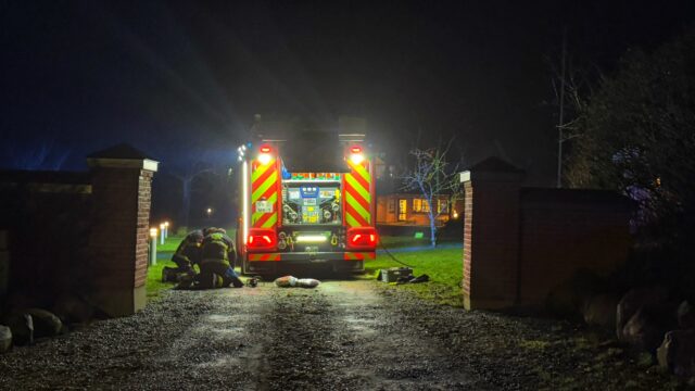 Vejle: Meldinger om brand på gård