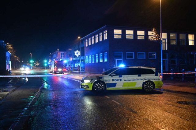 Brand på skole nytårsnat