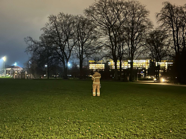 Brandvæsenet til stede i Fælledparken