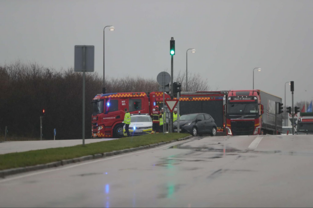 Trafikuheld midt i kryds på Vestegnen