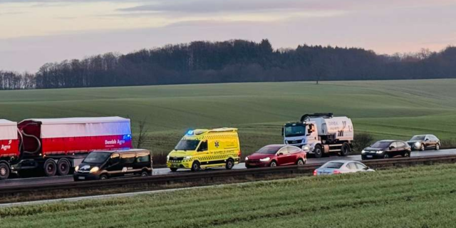 Timers forlænget rejsetid på flere danske motorveje