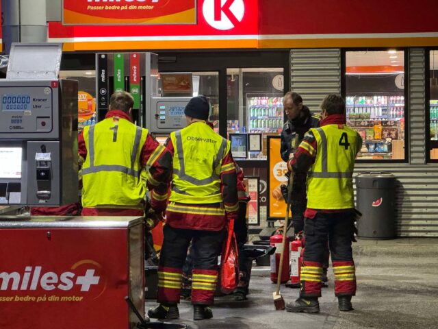 Udrykning til Circle K i Rønne