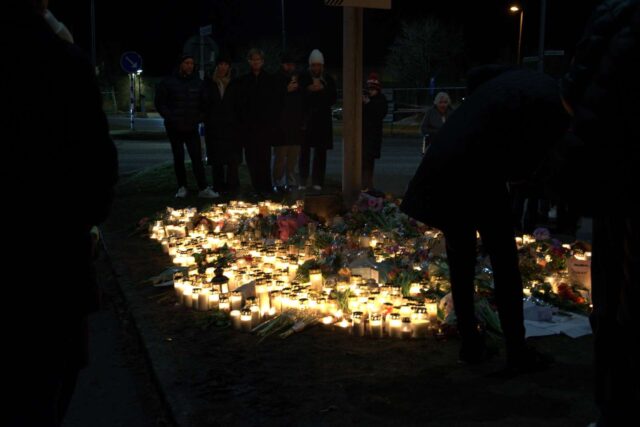 Presse-fotos.dk i Sverige:  Blomsterhavet spreder sig ved skole