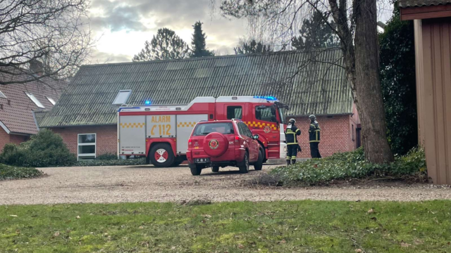 Bjerringbro: Brand bryder ud på landejendom