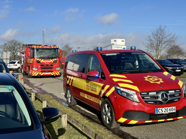 Brand brudt ud ved Messecenter Herning