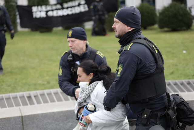 Greta Thunberg med i stor demonstration: Demonstrerer og blokerer foran Mærsk