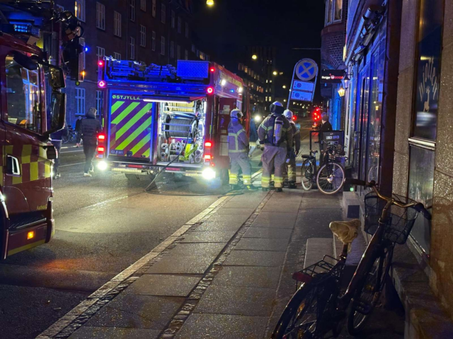 Aarhus: Brand bryder ud i restaurant