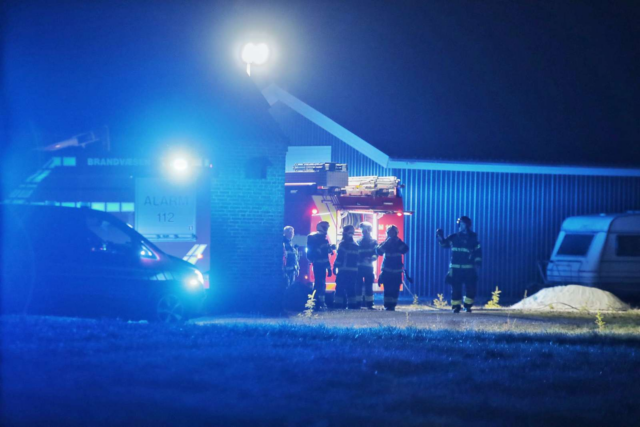 Tjæreborg: Brandvæsenet haster til alarmopkald