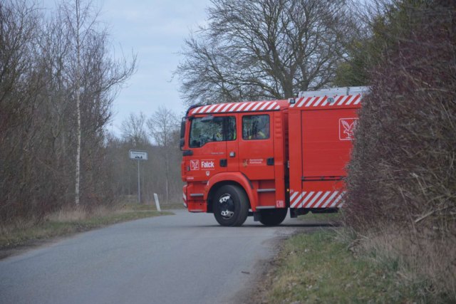 Brandvæsenet rykker ud til ulovlig afbrænding