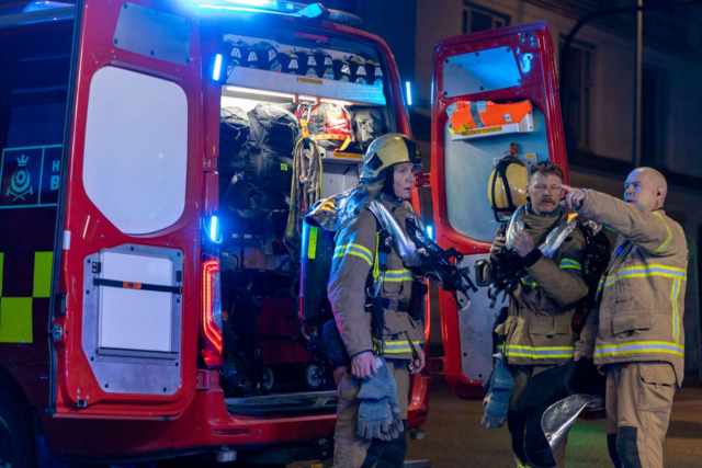 Brand bryder ud i restaurant på Frederiksberg