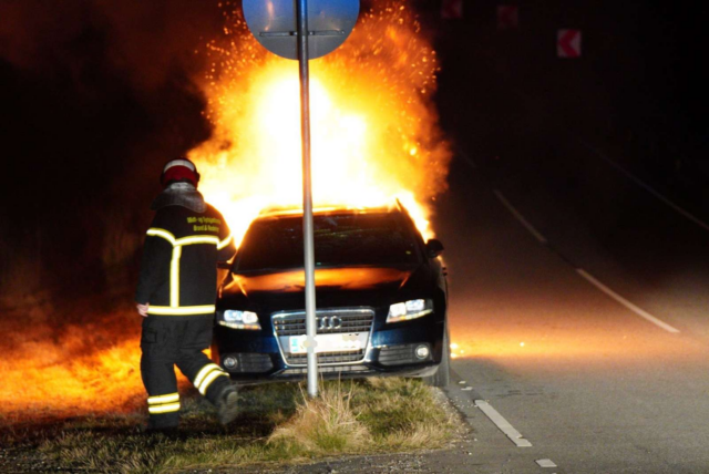 Audi i mega flammer