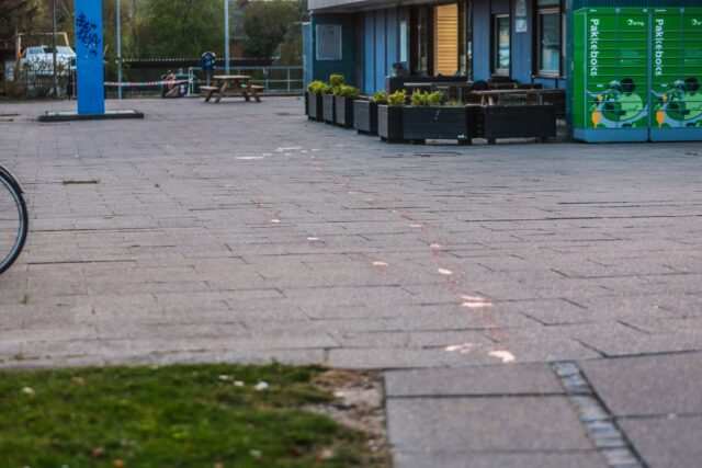 Store blodspor på S-togsstation: Kæmpe drama bryder ud