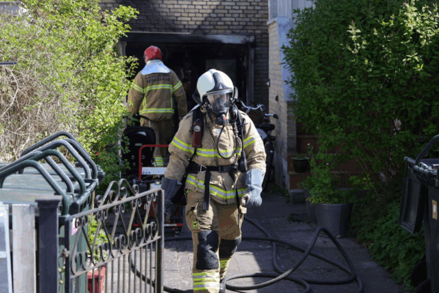 Stor udrykning til villabrand