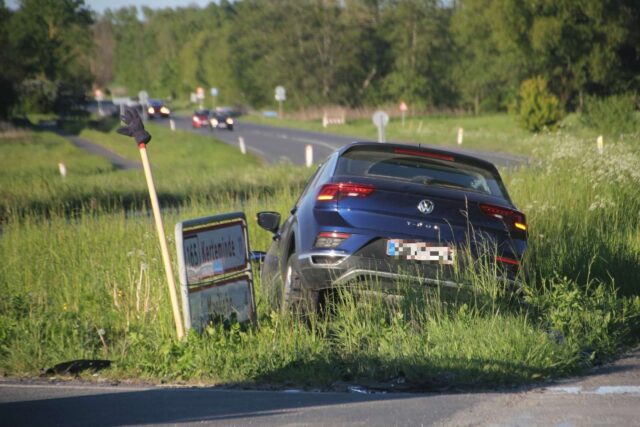 Vester Kærby: Dæk revet af køretøj under uheld