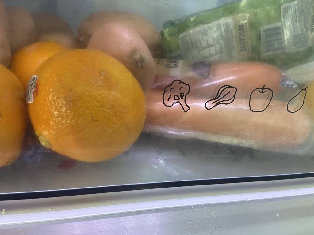 Bananer i frugtskuffe