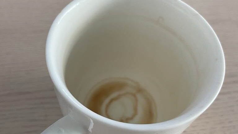 kaffe i en kaffekop