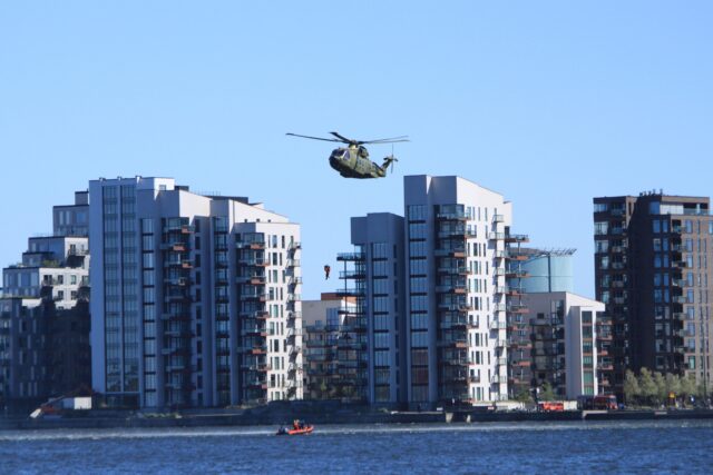 Person firet ned fra helikopter: Stor øvelse i Limfjorden