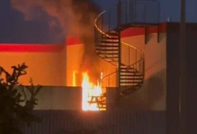 Melding om brand i Bauhaus