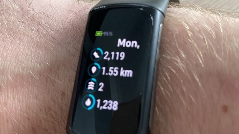 10.000 skridt FitBit Charge 6