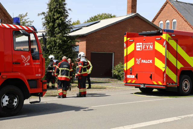 Hundstrup: Brandvæsenet rykker ud til villavej