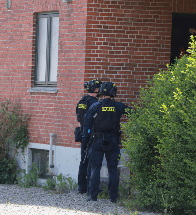 Politiøvelse på Fyn