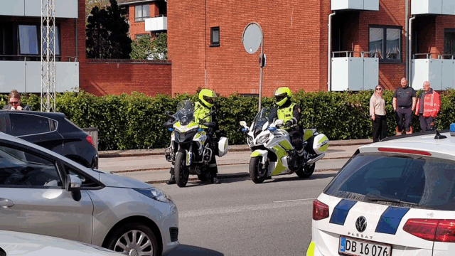 Flere ambulancer til færdselsuheld på Amager