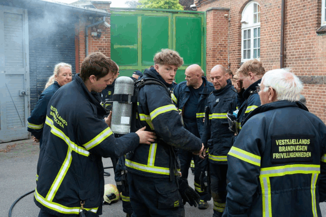 Vestsjællands Brandvæsen øver i Holbæk