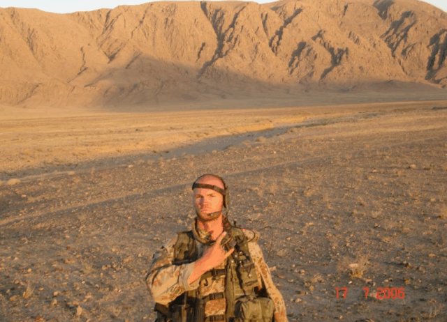 Dansk soldat skudt i hovedet