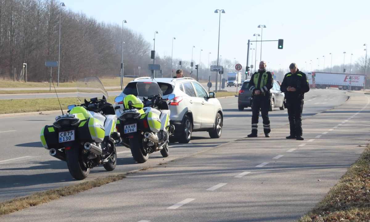 Motorstyrelsen og politi kontrol