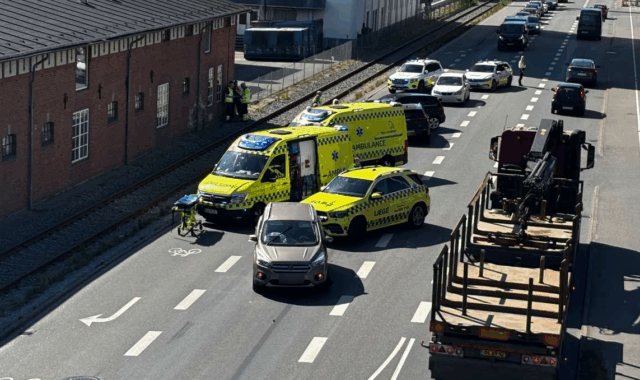 Esbjerg: Fire biler involveret i sammenstød