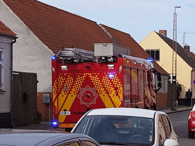Beredskabet rykker ud til bygade