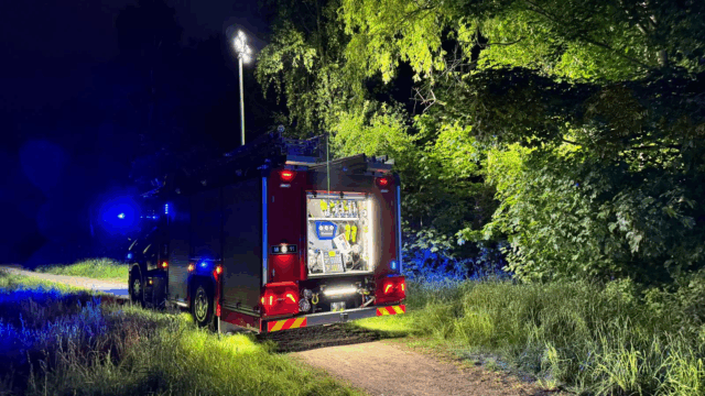Mindre brand ved sø i Silkeborg