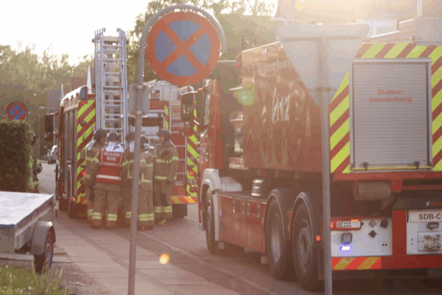 Sønderborg: Brand bryder ud i hjem