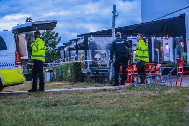 Lige nu: Kæmpe politiafspærring ved restaurant