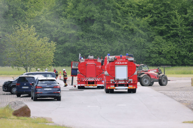 Brand bryder ud på Langeland
